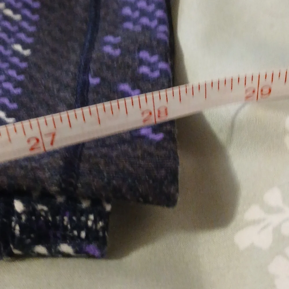 Nike Pro Purple And Black Woman's athletic Pants M